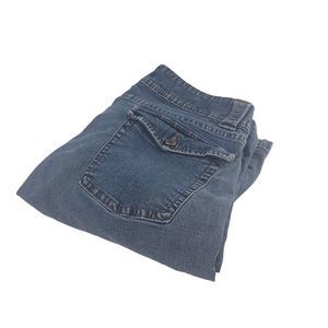 Riders by Lee  Womens 14 No Gap Waist 5 Pocket‎ Cotton Light Wash Denim Shorts